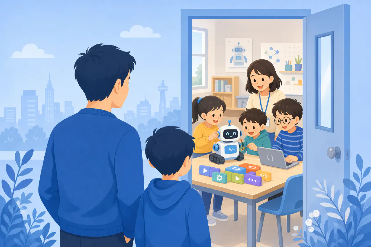 子供プログラミング教室の体験会って何をするの？当日の流れ・持ち物・親が見るべきポイント【現役エンジニアが解説】